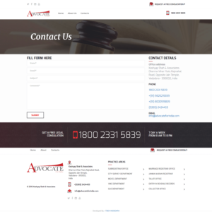 Kashyap Shah & Associates  Vadodara Contact Page