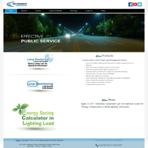 Smart Street Lighting Vadodara Home Page