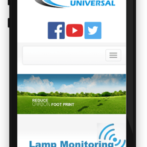 Smart Street Lighting Vadodara Mobile View