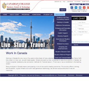 CCBST College Canada work in Canada
